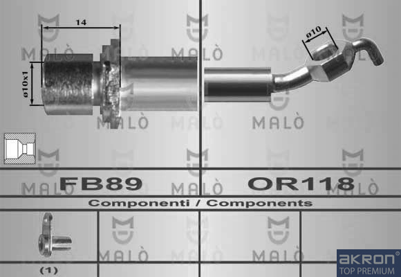 FLESSIBILE DEL FRENO - AKRON