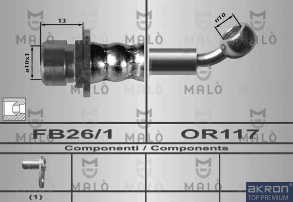 FLESSIBILE DEL FRENO - AKRON