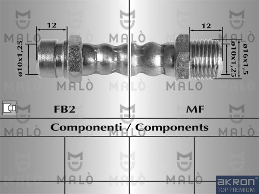FLESSIBILE DEL FRENO - AKRON