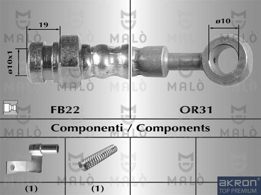 FLESSIBILE DEL FRENO - AKRON