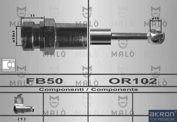 FLESSIBILE DEL FRENO - AKRON