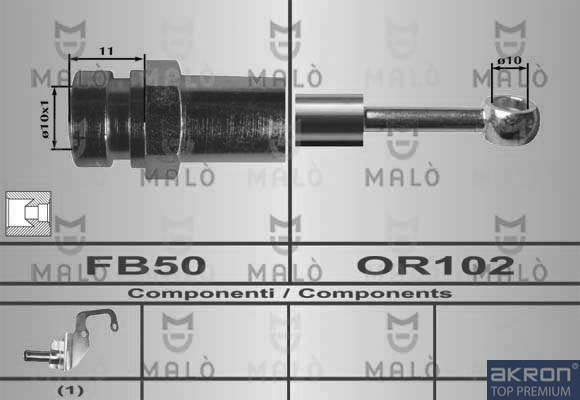 FLESSIBILE DEL FRENO - AKRON