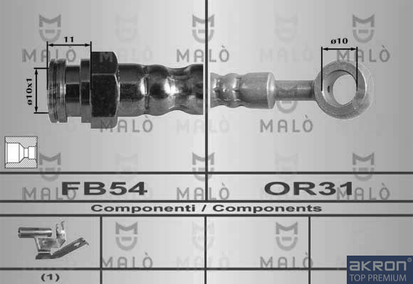 FLESSIBILE DEL FRENO - AKRON