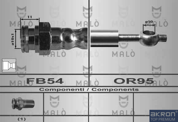 FLESSIBILE DEL FRENO - AKRON