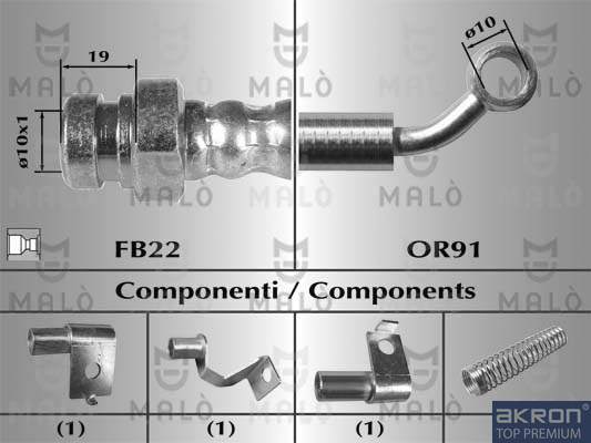 FLESSIBILE DEL FRENO - AKRON