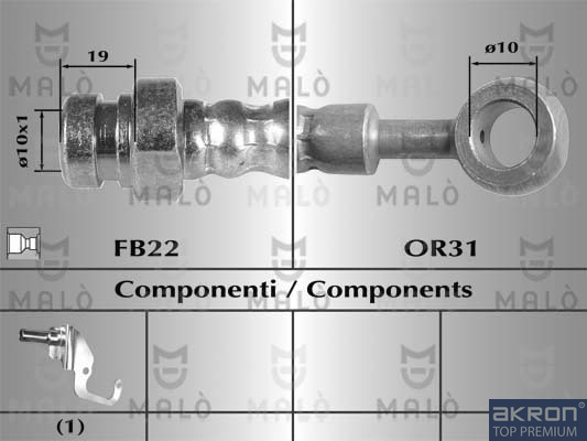 FLESSIBILE DEL FRENO - AKRON