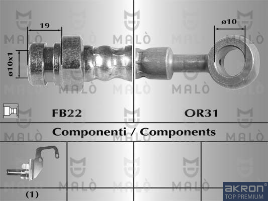 FLESSIBILE DEL FRENO - AKRON
