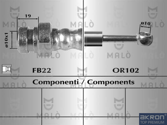 FLESSIBILE DEL FRENO - AKRON