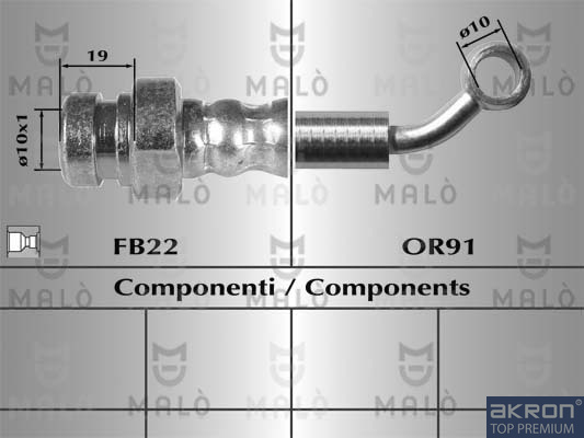 FLESSIBILE DEL FRENO - AKRON