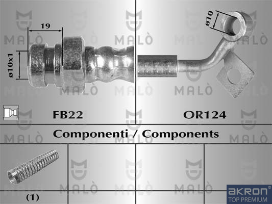 FLESSIBILE DEL FRENO - AKRON