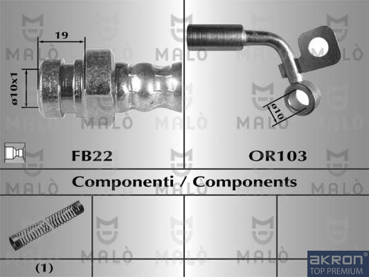 FLESSIBILE DEL FRENO - AKRON