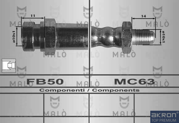 FLESSIBILE DEL FRENO - AKRON