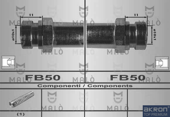 FLESSIBILE DEL FRENO - AKRON