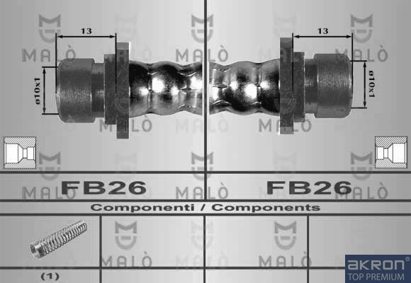 FLESSIBILE DEL FRENO - AKRON
