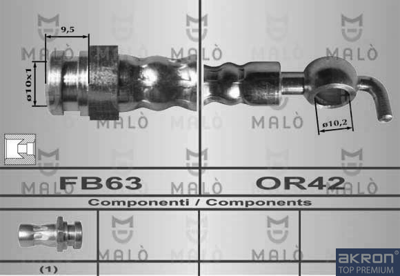 FLESSIBILE DEL FRENO - AKRON