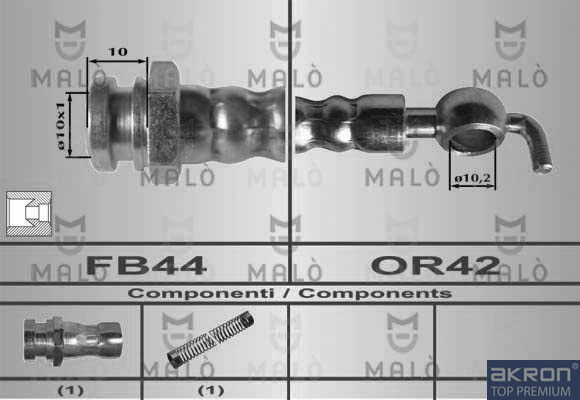 FLESSIBILE DEL FRENO - AKRON