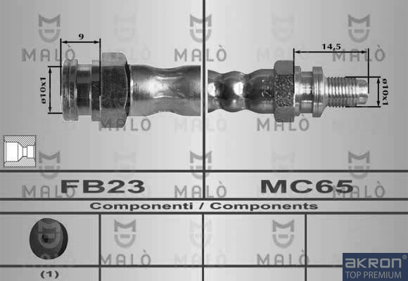 FLESSIBILE DEL FRENO - AKRON
