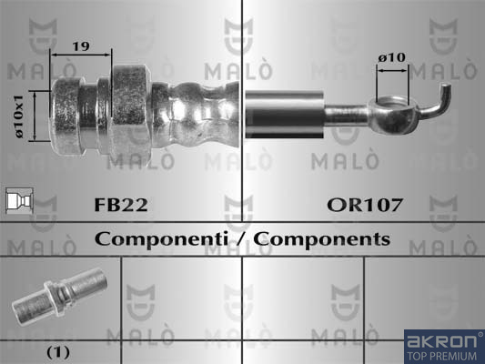 FLESSIBILE DEL FRENO - AKRON