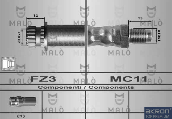 FLESSIBILE DEL FRENO - AKRON