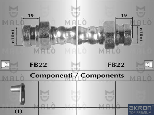 FLESSIBILE DEL FRENO - AKRON
