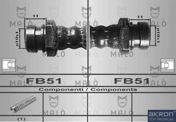 FLESSIBILE DEL FRENO - AKRON