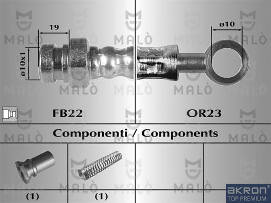 FLESSIBILE DEL FRENO - AKRON