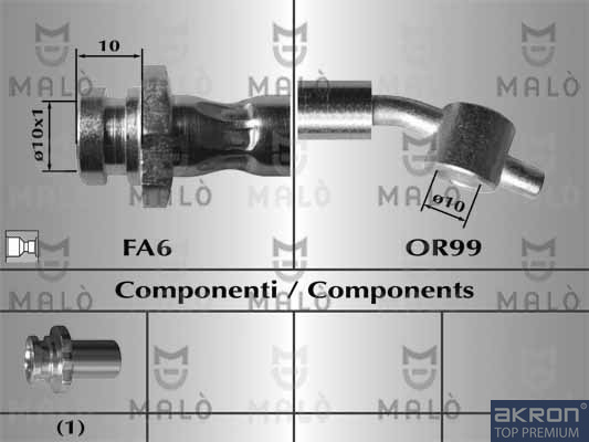 FLESSIBILE DEL FRENO - AKRON
