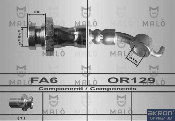 FLESSIBILE DEL FRENO - AKRON
