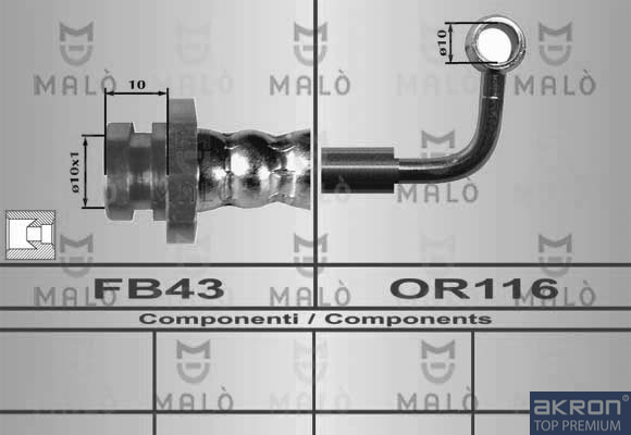 FLESSIBILE DEL FRENO - AKRON