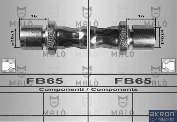 FLESSIBILE DEL FRENO - AKRON