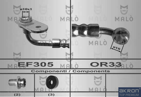 FLESSIBILE DEL FRENO - AKRON
