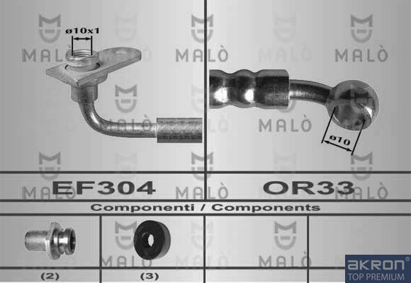 FLESSIBILE DEL FRENO - AKRON