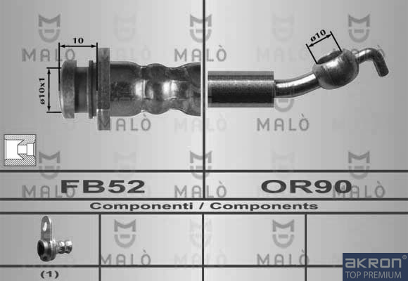 FLESSIBILE DEL FRENO - AKRON