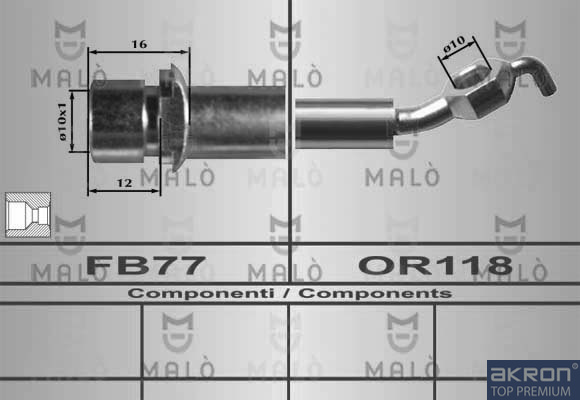 FLESSIBILE DEL FRENO - AKRON