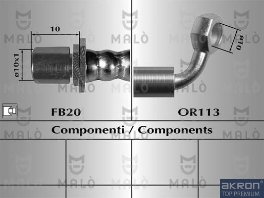 FLESSIBILE DEL FRENO - AKRON