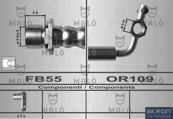 FLESSIBILE DEL FRENO - AKRON