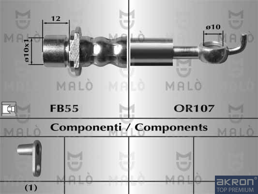 FLESSIBILE DEL FRENO - AKRON