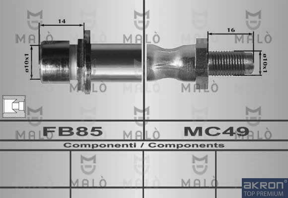 FLESSIBILE DEL FRENO - AKRON