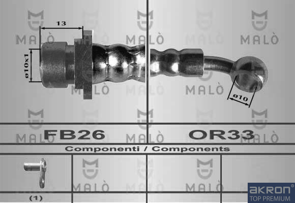 FLESSIBILE DEL FRENO - AKRON