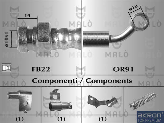 FLESSIBILE DEL FRENO - AKRON