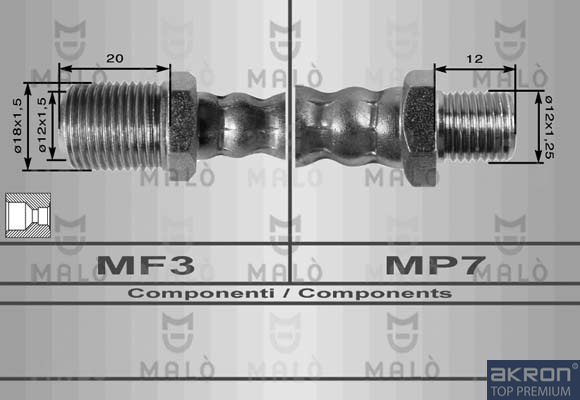 FLESSIBILE DEL FRENO - AKRON
