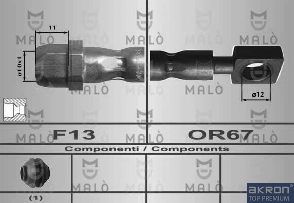 FLESSIBILE DEL FRENO - AKRON