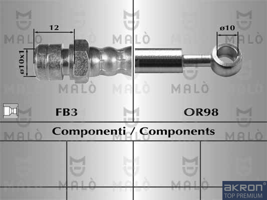 FLESSIBILE DEL FRENO - AKRON