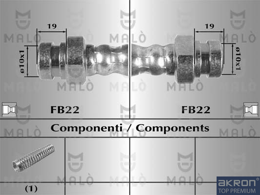 FLESSIBILE DEL FRENO - AKRON