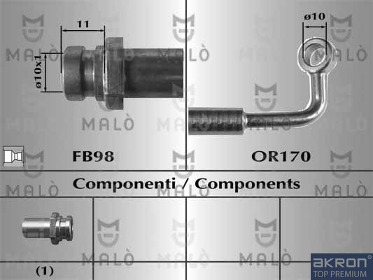 FLESSIBILE DEL FRENO - AKRON