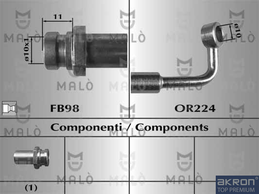 FLESSIBILE DEL FRENO - AKRON
