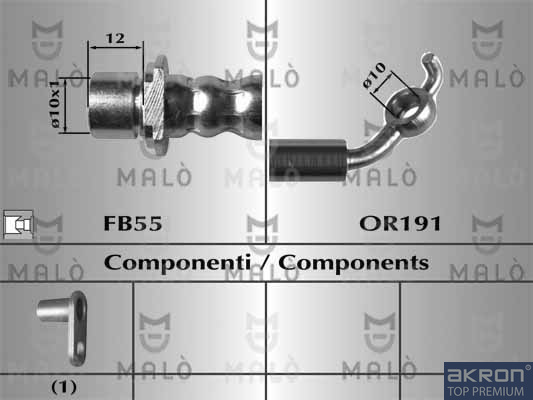 FLESSIBILE DEL FRENO - AKRON