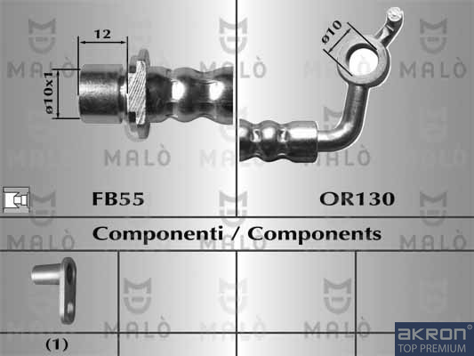 FLESSIBILE DEL FRENO - AKRON