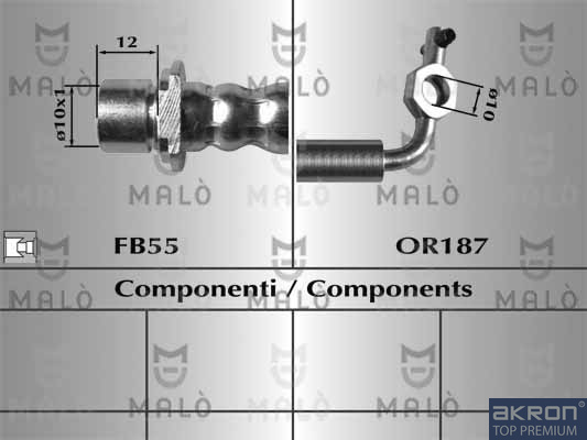 FLESSIBILE DEL FRENO - AKRON