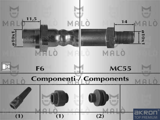 FLESSIBILE DEL FRENO - AKRON